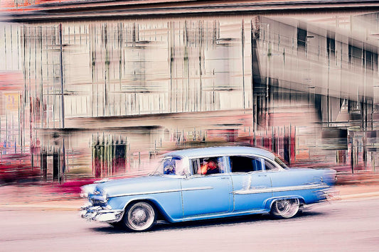 American classic Bel Air vintage car  wall art photography prints art by Douglas Carr