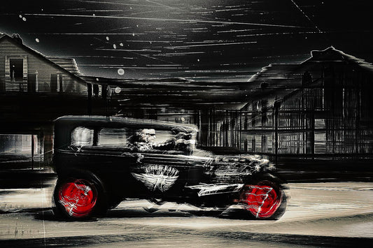 Automotive Limited Edition wall art print of American Hot Rod classic vintage sports car by Douglas Carr Photography