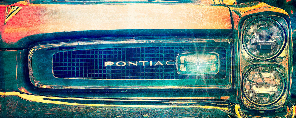 1966 Pontiac grill an American classic car fine art photography wall art print by Douglas Carr – Oslo Art Prints
