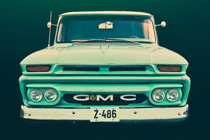 Vintage GMC pickup truck  American classic car fine art photography wall art print Art by Douglas Carr